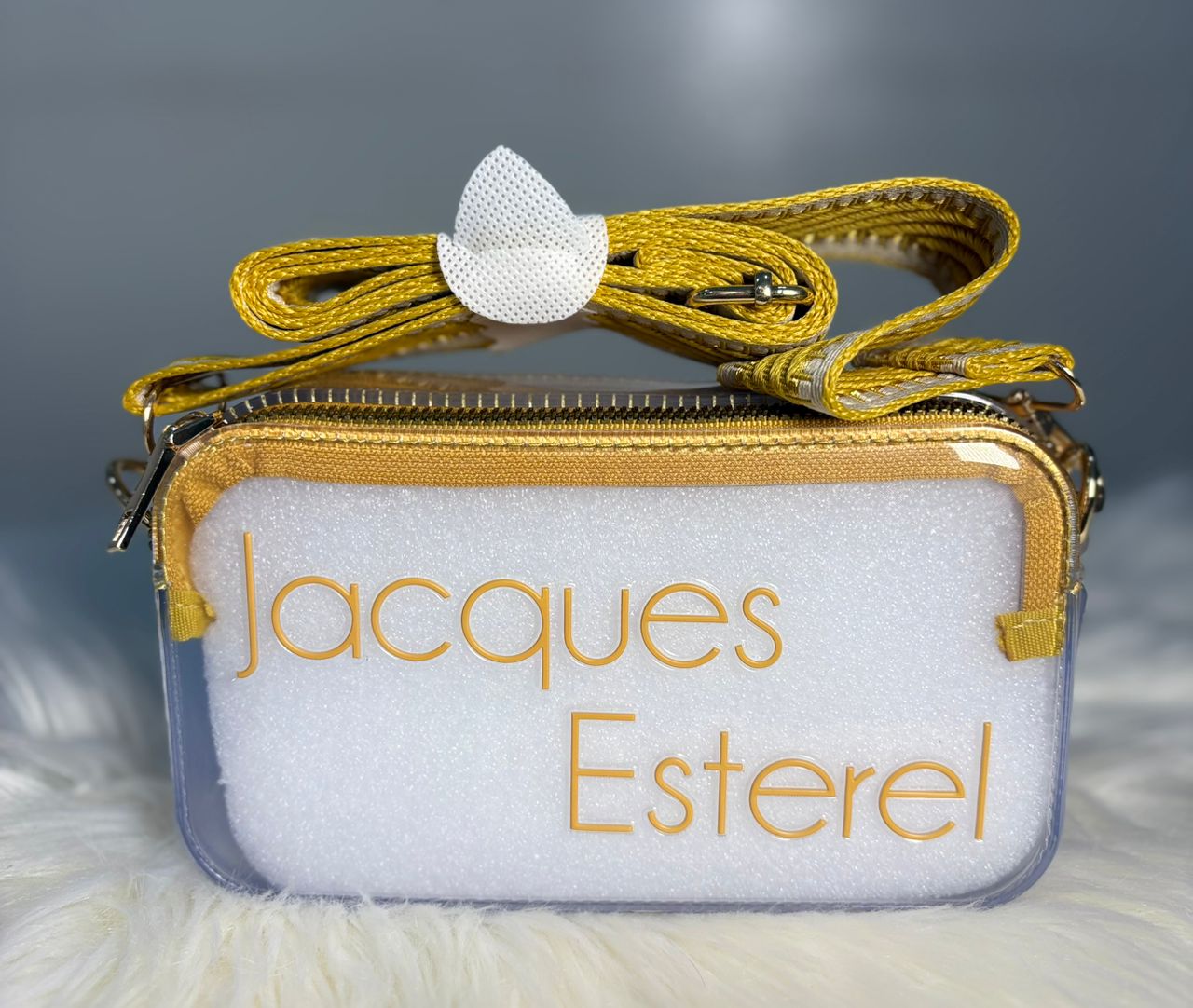 Sac Bandoulière Transparent Jacques Esterel – Édition Bicolore