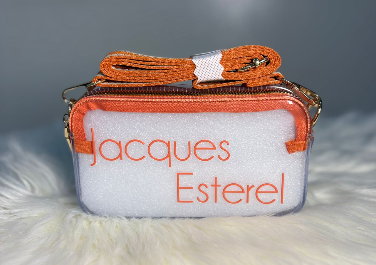Sac Bandoulière Transparent Jacques Esterel – Édition Bicolore