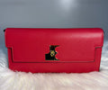 Pochette Rouge – Fermoir Doré