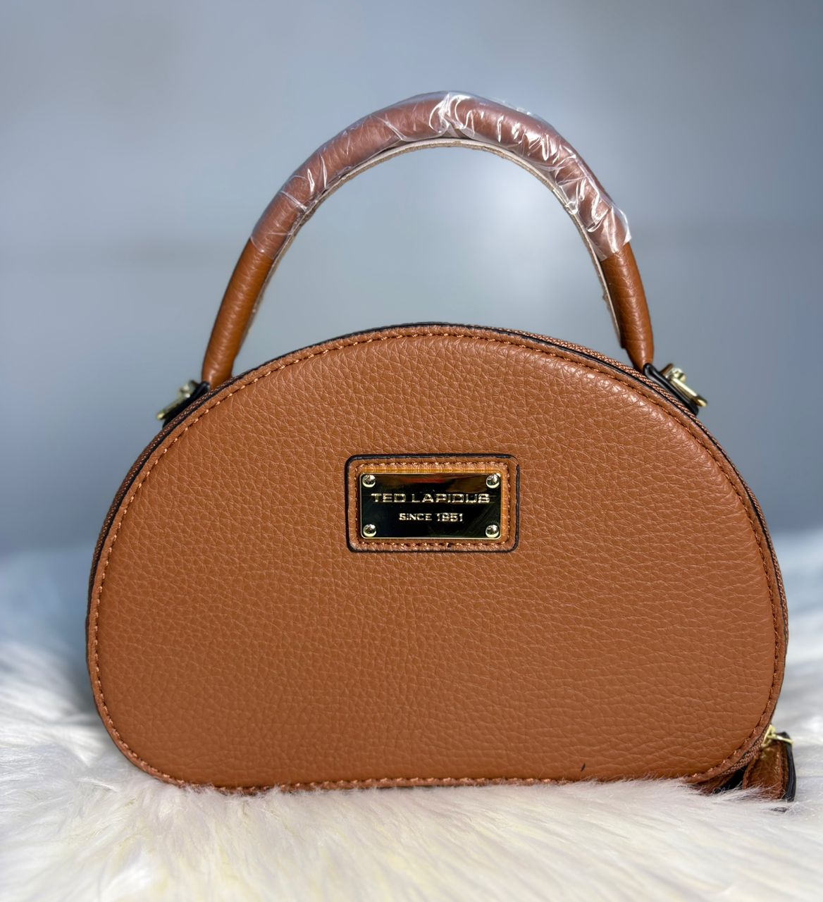 Mini Sac à Main Demi-Lune Ted Lapidus – SimiliCuir Grainé
