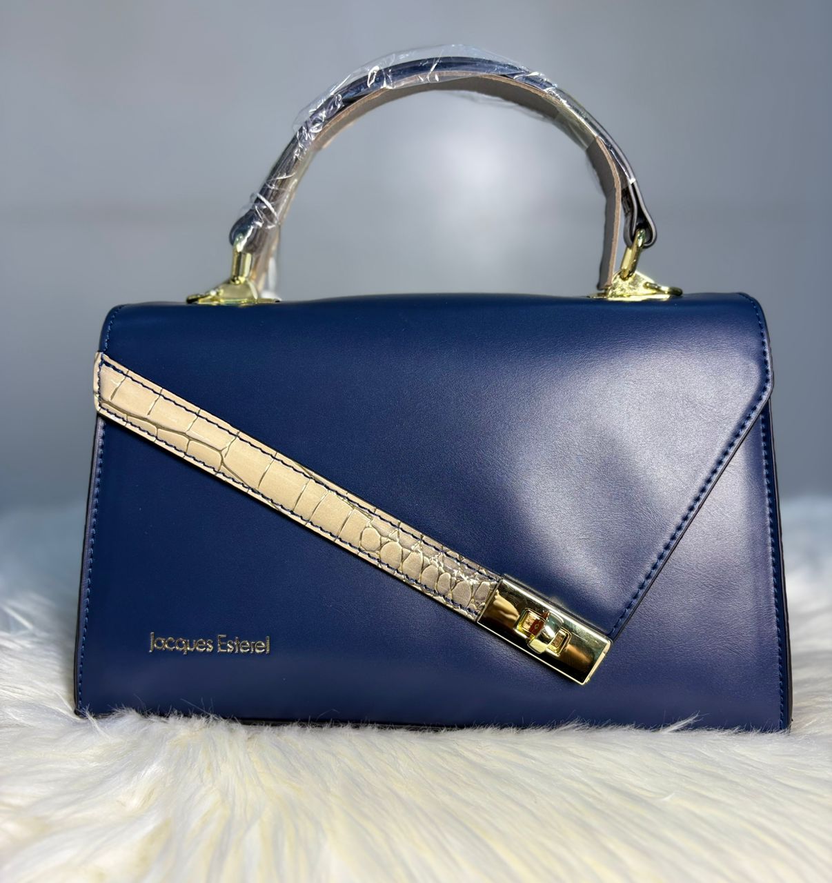 Sac à Main Jacques Esterel – SIMILICuir Lisse & Croco
