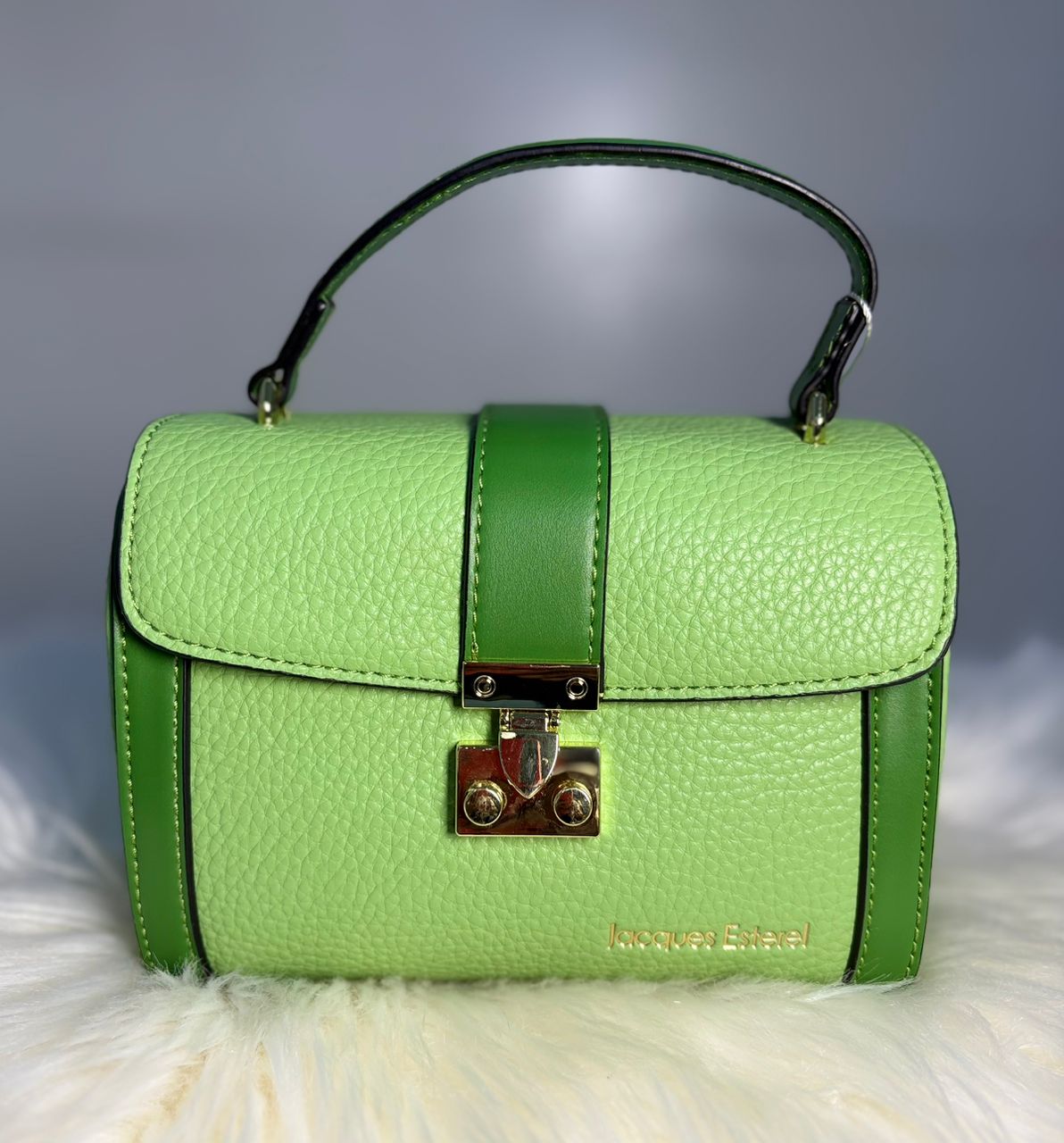 Mini Sac à Main Bicolore Jacques Esterel – SimiliCuir Grainé