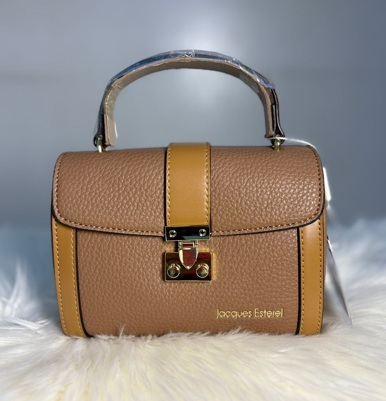 Mini Sac à Main Bicolore Jacques Esterel – SimiliCuir Grainé
