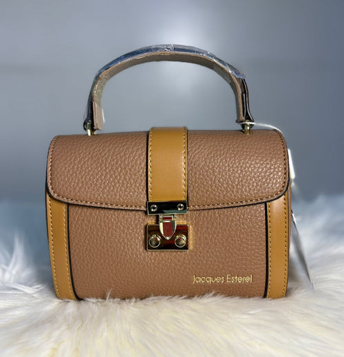 Mini Sac à Main Bicolore Jacques Esterel – SimiliCuir Grainé