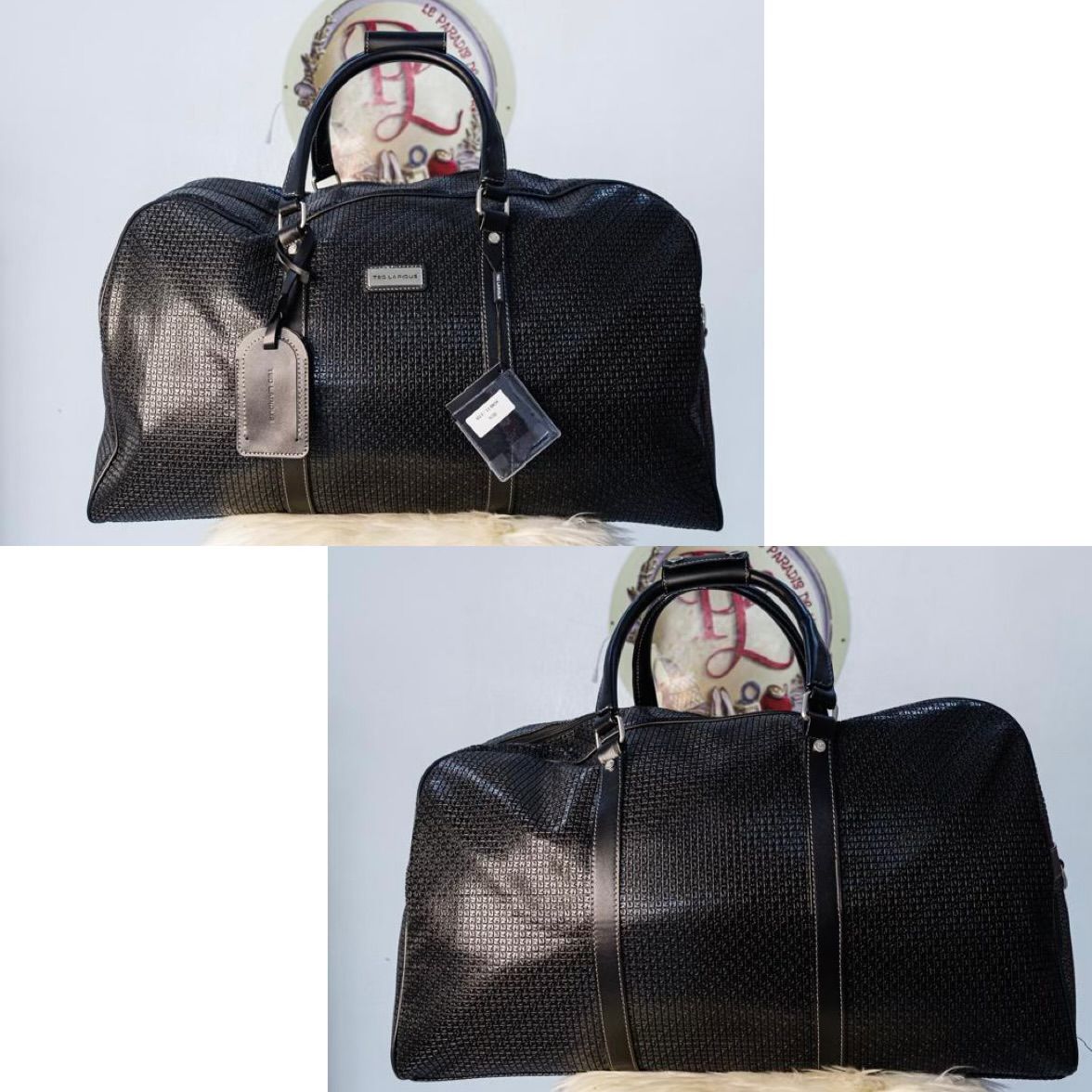 Sac de Voyage Noir Tressé – Le Paradis de Lynn