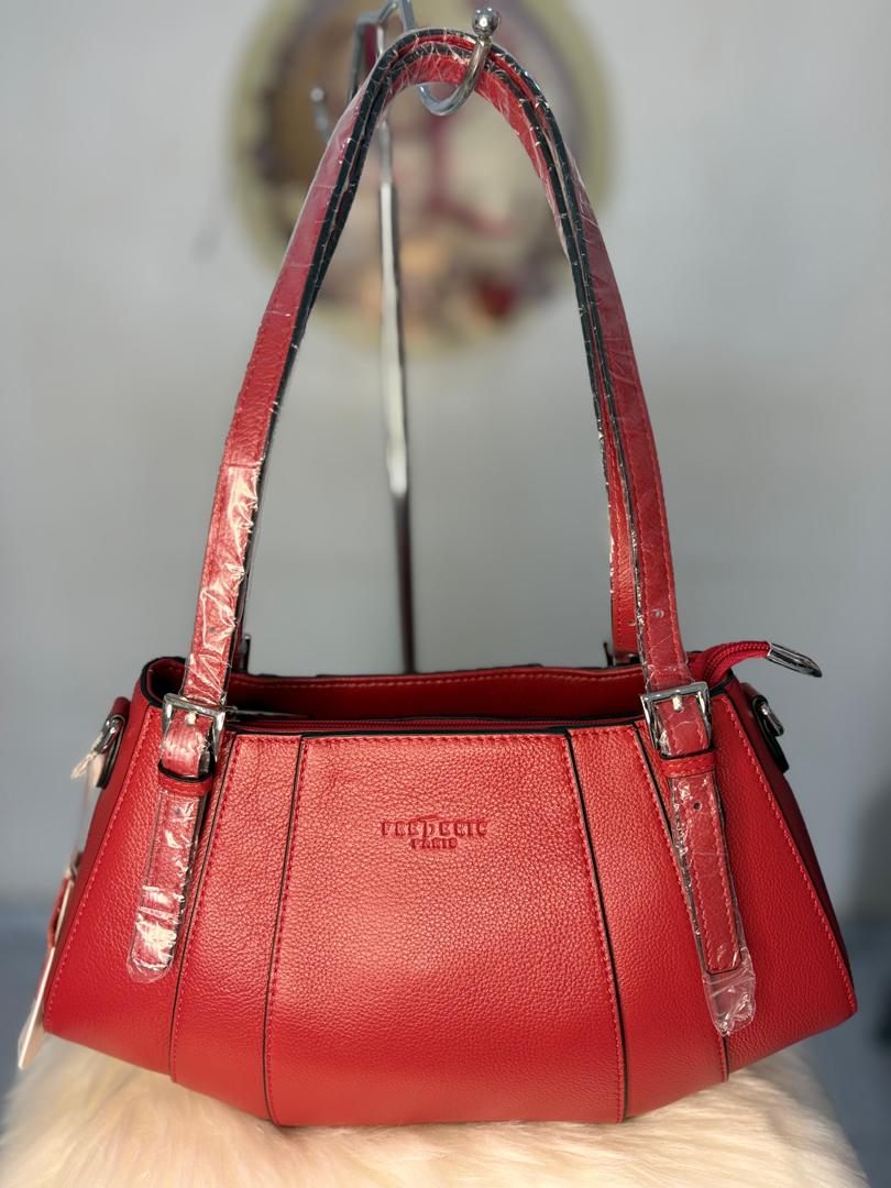 Sac à Main Structuré en Cuir Grainé – Frederic Paris