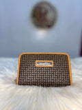 Portefeuille Zippé Ted Lapidus – Monogramme Bicolore